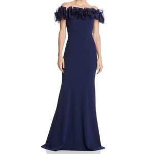 NWT Aidan Mattox Women's Ruffled Gown Dress - Size 4